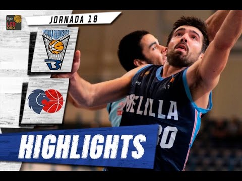 Highlights Club Melilla Baloncesto - Cafés Candelas Breogan (ORO 15/16 - J18)