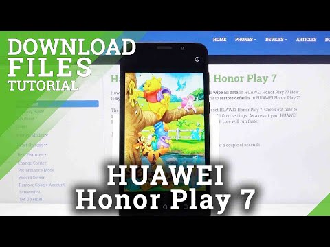 Where are Downloaded Files on HUAWEI Honor Play 7 – Saved Data