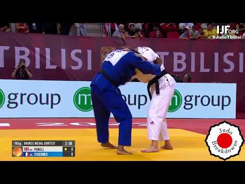 Judo Women's U78 - Natalie Powell vs. Audrey Tcheumeo - Grand Slam Tbilisi 2022 - original