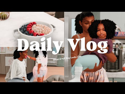 An Ordinary Day With My Baby Girl 🧃 - The Sims 4