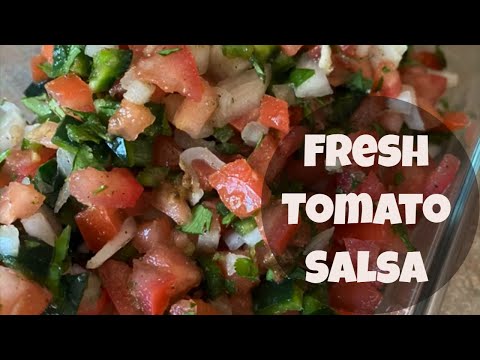Quick Fresh Tomato Salsa Recipe - Easy and Delicious Fresh Salsa in No Time