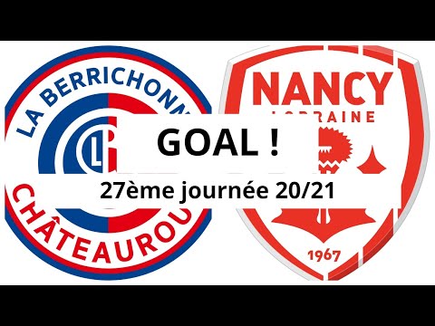 Châteauroux - Nancy [0-(4)] GOAL 65' (Aurelien Scheidler) 27ème journée 2020/21