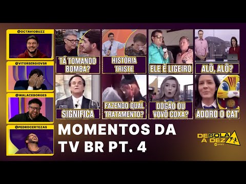 QUAL É O MOMENTO MAIS BIZARRO DA TV BRASILEIRA? REAGIMOS E CRAVAMOS! (PT. 4) | DE SOLA A DEZ