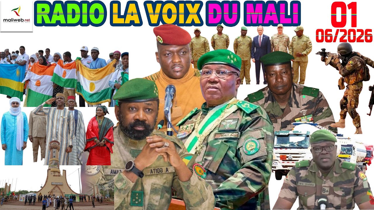 La Revue de Presse de la RADIO LA VOIX DU MALI du 01 Juin 2026