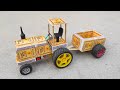 How To Make Matchbox Tractor At Home Diy Mini Tractor Mini Tractor Science Project