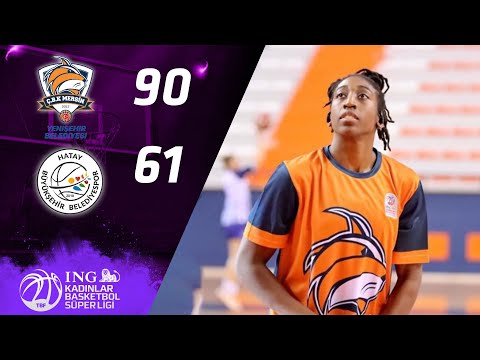 Ç.B.K MERSİN 90 - 61 TUFAN METALURJİ HATAY BBSK | ING KBSL 10. HAFTA