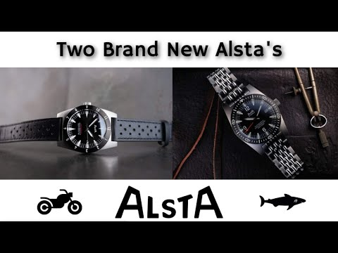 2 New Alsta Watches Motoscaphe 120 and Nautoscaph IV