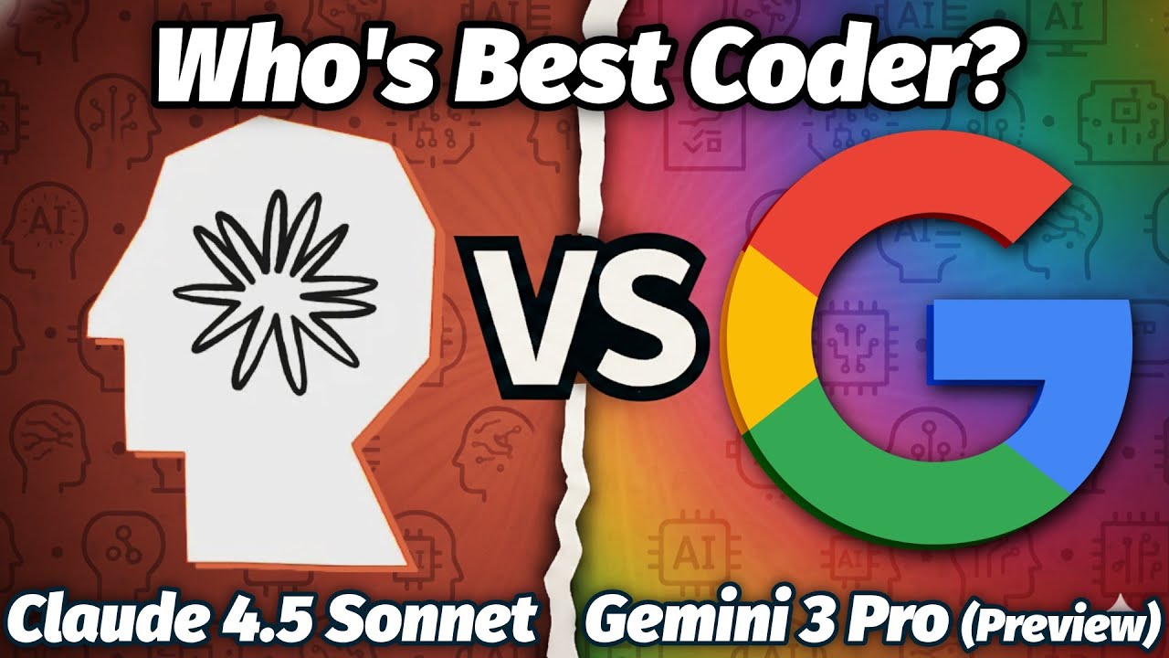 Ultimate Battle! Claude 4.5 Sonnet vs Gemini 3 Pro | Who's Best Coder?
