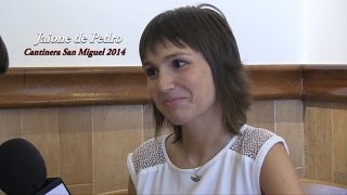 Entrevista a Jaione De Pedro, Cantinera de San Miguel 2014