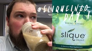 Slique in 60 Challenge | Ben Lowe Day 1 | First taste of Slique Shake!