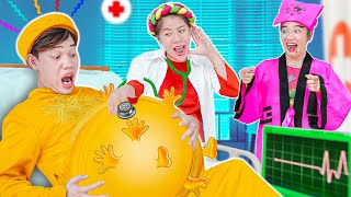 Chiếc Bụng To Bất Thường Của Anh Hoàng - Phải Chăng Anh Hoàng Có Bầu | Biệt Đội Tấm Cám | MIU MIU TV