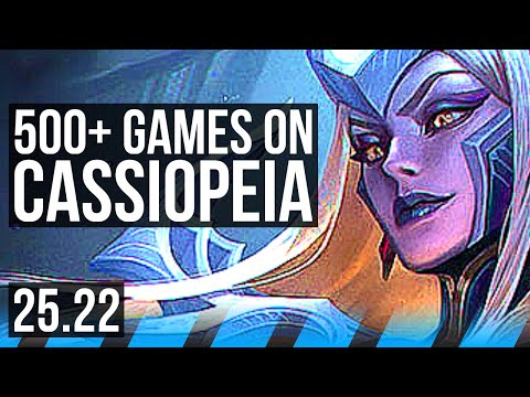 CASSIOPEIA vs YONE (MID) | 500+ games | EUW Master | 25.22