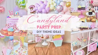 Candyland Birthday Party Prep/DIY