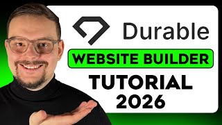 Durable Website Builder Tutorial - 2026 | How to Use Durable AI - Create and Launch a Website