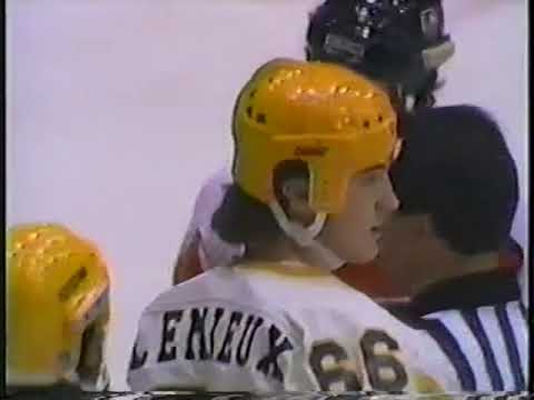 NHL 1984 PHILADELPHIA FLYERS AT PITTSBURGH PENGUINS