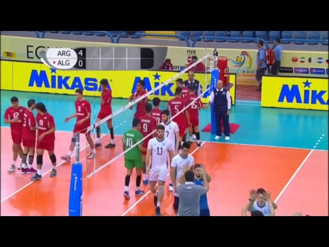 Волейбол ARG vs ALG 2017 FIVB Men's U23 World Championship