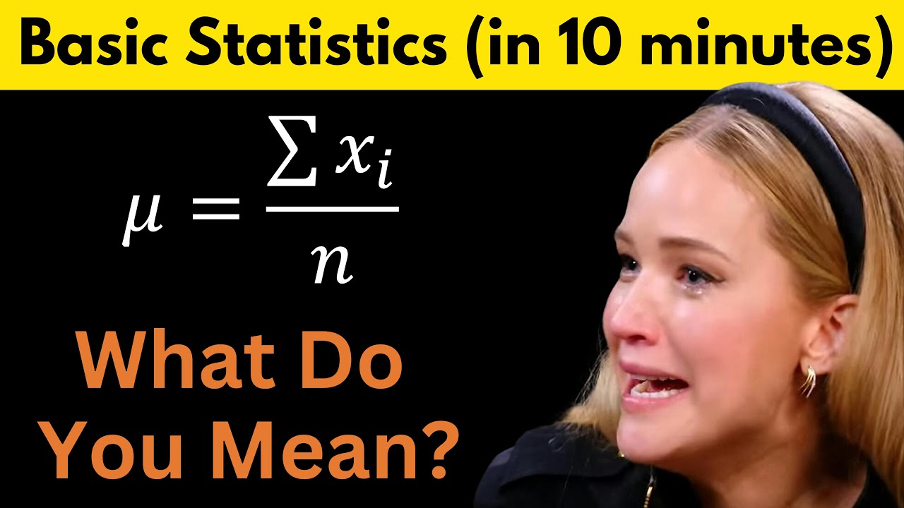 Statistics is Just Simple Maths