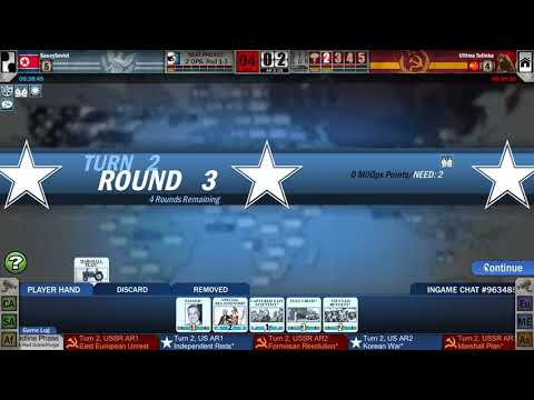 International Twilight Struggle League: SaucySoviet vs Ultima Tulinka
