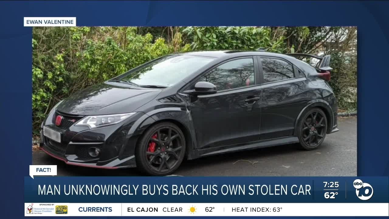 Fact or Fiction: Man unknowingly buys back his own stolen car?