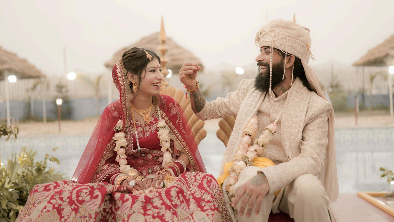 Luxury Wedding Cinematographer India – Ritika and Anurag Dobhal cinematic wedding film at Rajputana Farm Dehradun by Cupid Love Stories