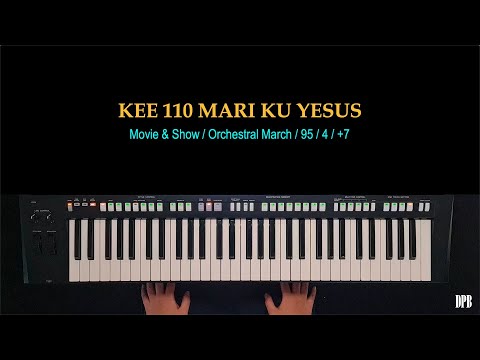 Kitab Ende-Enden (KEE) GBKP 110 Mari Ku Yesus - Kibordis KEE