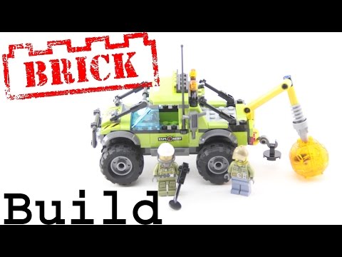 Vidéo LEGO City 60121 : Le camion d'exploration du volcan