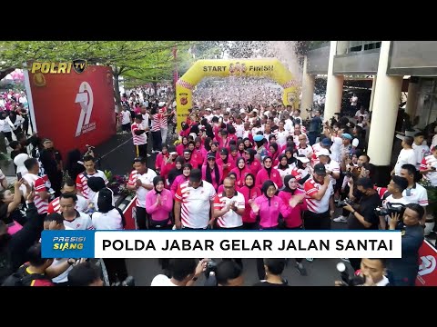 POLDA JABAR GELAR JALAN SANTAI MERIAHKAN HARI BHAYANGKARA KE-79