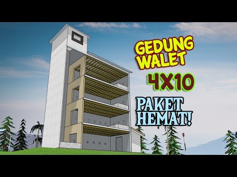 Lihat Desain  Rumah Walet  6x12 Menara 3lantai Bajool Gedung  