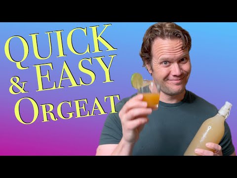 Cocktail Elements: Home Made Orgeat In Less Than 10 Minutes + BONUS Recipe