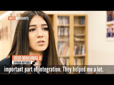 Joud is a Syrian refugee taking part in MitternachtsSport