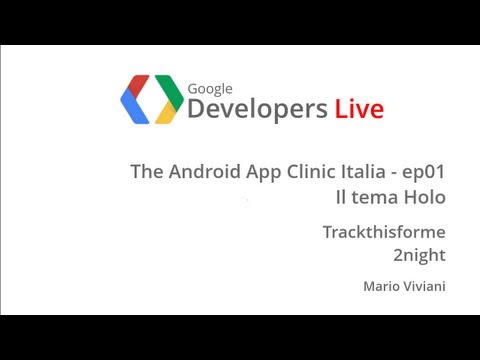 GDL Italia - The Android App Clinic - Tema Holo