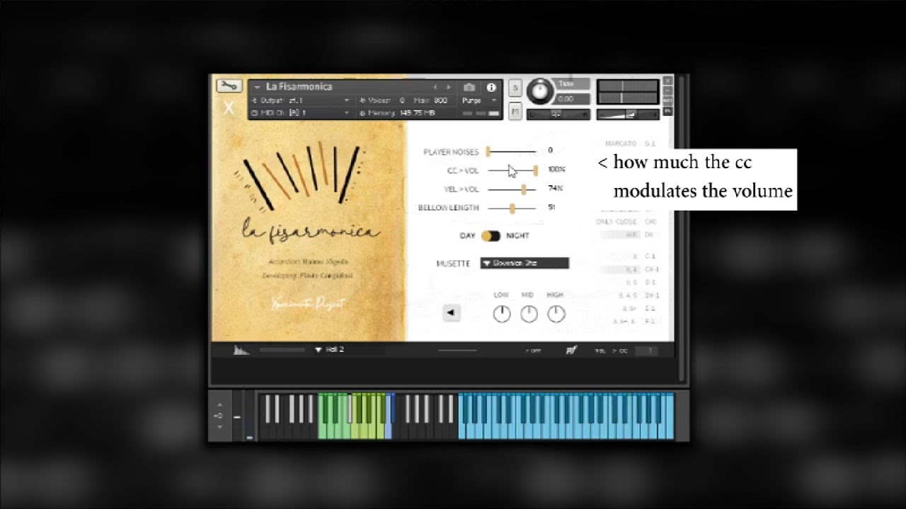 La Fisarmonica for Kontakt - Walkthrough