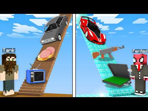 Zengin Merdiven VS Fakir Merdiven (Minecraft)