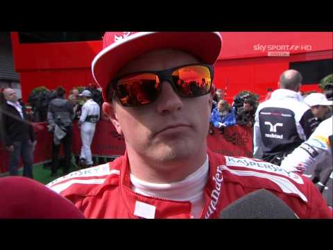 Spa, Kimi's interview after QFY - 23/08/2014