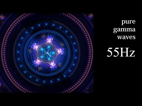 Super INTELLIGENCE: 55Hz  pure GAMMA Brainwaves ❤❤❤ Improve Memory  ❤❤❤ Binaural Beats ❤❤❤ No Music