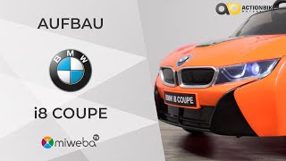 BMW i8 Coupe - 🛠️ Aufbau Anleitung Kinder Elektroauto - Miweba | 2022