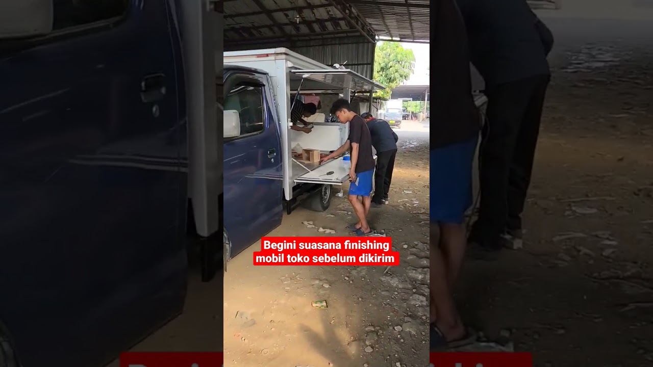 begini suasana finishing mobil moko gran max sebelum dikirim