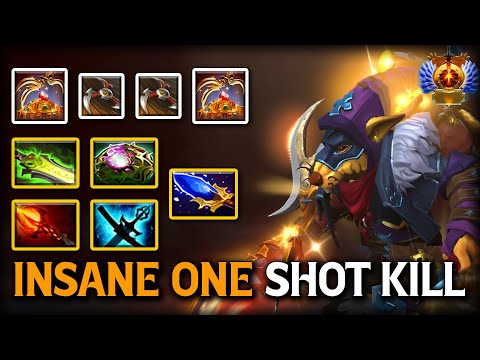 AMAZING MAGICAL BUILD MID Bounty Hunter With IMBA One Shot Instant Disappear | 7.39e Dota 2