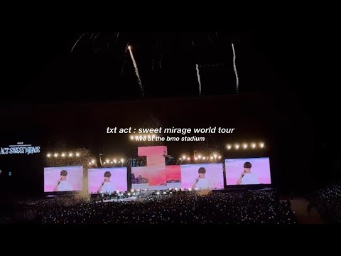 txt sweet mirage world tour | day 1 at the bmo stadium