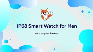 IP68 Smartwatch Fitness Tracker