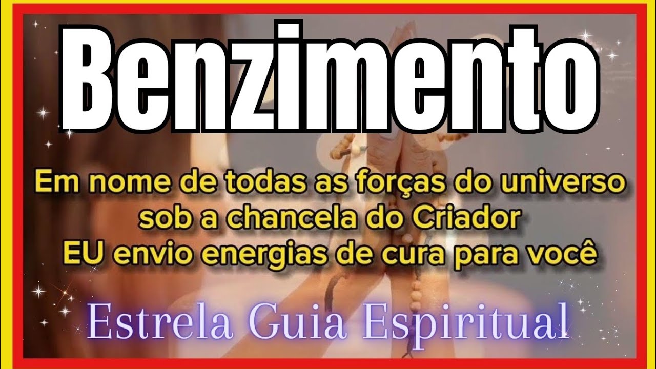 Benzimento para expulsar o mal de todas as áreas da vida