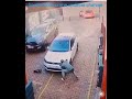 Criminal Caught On Carmera Stealing Headlights From White VW Polo TSI