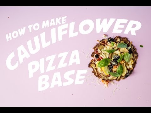 How to make Gluten-free Cauliflower Pizza base