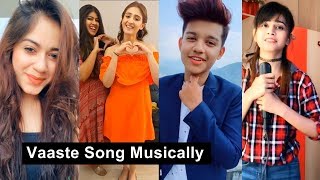 Vaaste Song Musically  Dhvani Bhanushali Jannat Zu