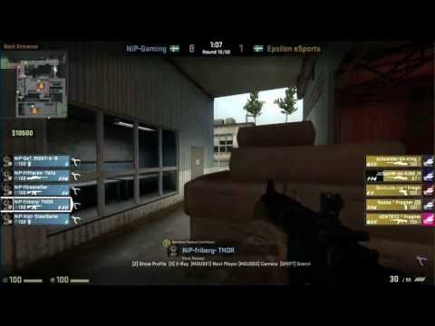 NiP-Gaming Vs. Epsilon Grand-Final in DreamArena Map 2 - Dreamhack Summer 2013 - CS:GO