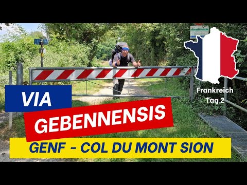 Via Gebennensis - Etappe1: Genf nach Col du Mont Sion