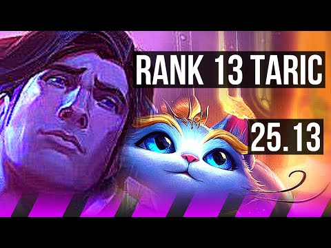 TARIC & Sivir vs YUUMI & Lucian (SUP) | Rank 13 Taric | NA Grandmaster | 25.13