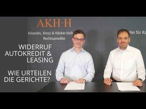 Widerruf Autokredit & Leasing