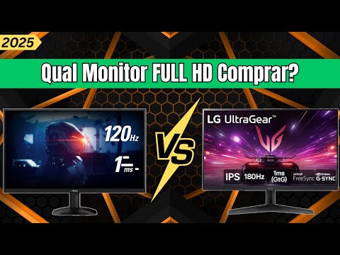 Qual Monitor Full HD Comprar em 2025? AOC 22B35HM23 ou LG UltraGear?