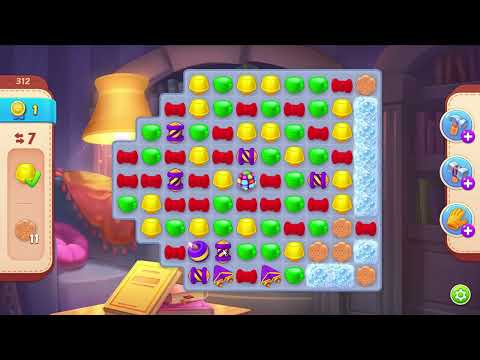 Homescapes level 312 - 15 Moves No Boosters 🏡 Gameplay Walkthrough Playrix